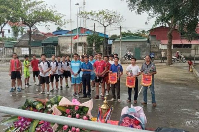 Tổ chức giải bóng chuyền Đoàn Thanh Niên xã Đồng Hoá