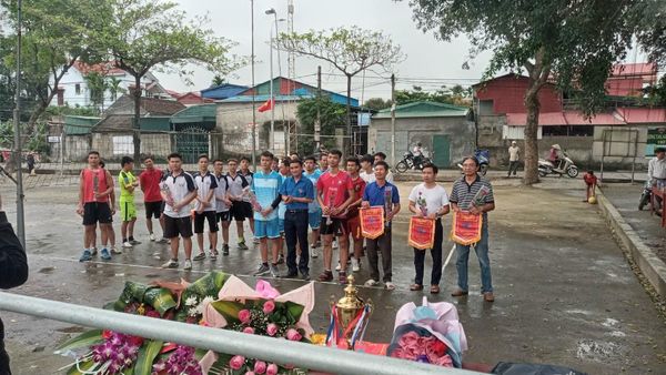 Tổ chức giải bóng chuyền Đoàn Thanh Niên xã Đồng Hoá