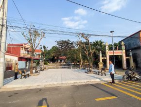 Khuôn viên trước cửa Văn Chỉ – Đồng Lạc